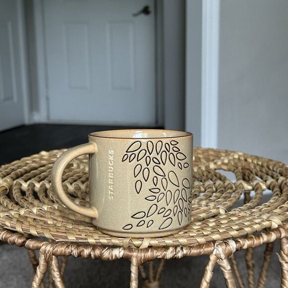 Starbucks Other - Starbucks Coffee Company 2013 Brown 14oz Leaves Leaf 3 1/2" Tall Mug